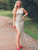 One Shoulder Sequined Hollow Out Dress