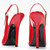 5" Red Fetish Stiletto Sandals