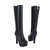 Black Platform Knee-High Boots