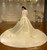 Elegant Lace With Satin Skirt Wedding Dress