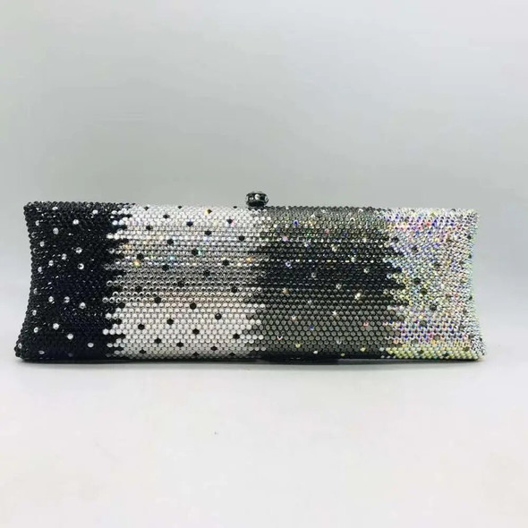 Silver Metal Evening Clutch