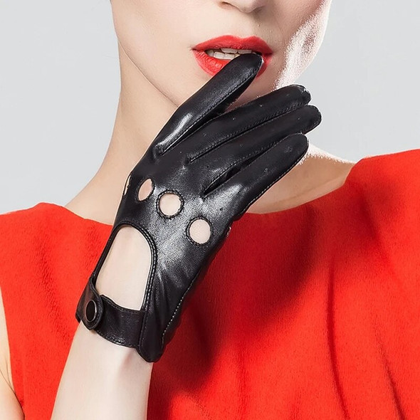 Genuine Leather Thin Driving Gloves 