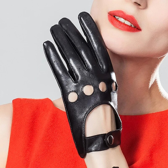 Genuine Leather Thin Driving Gloves 