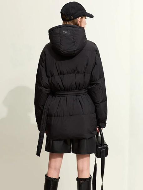 Hooded Duck Down Jacket