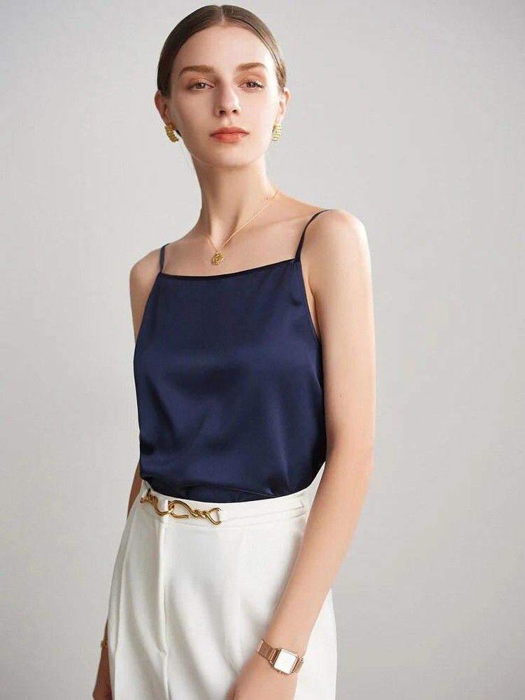 Grrly Grrls Simply Elegant Silk Camisole 