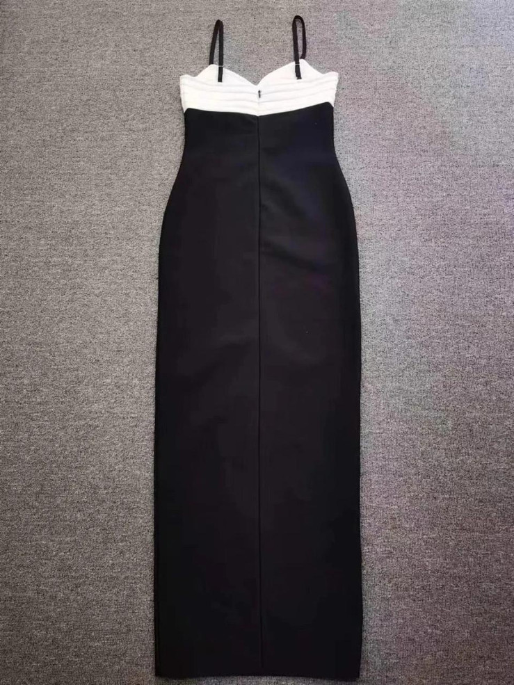 Grrly Grrls Backless Allure V-Neck Maxi Dress 