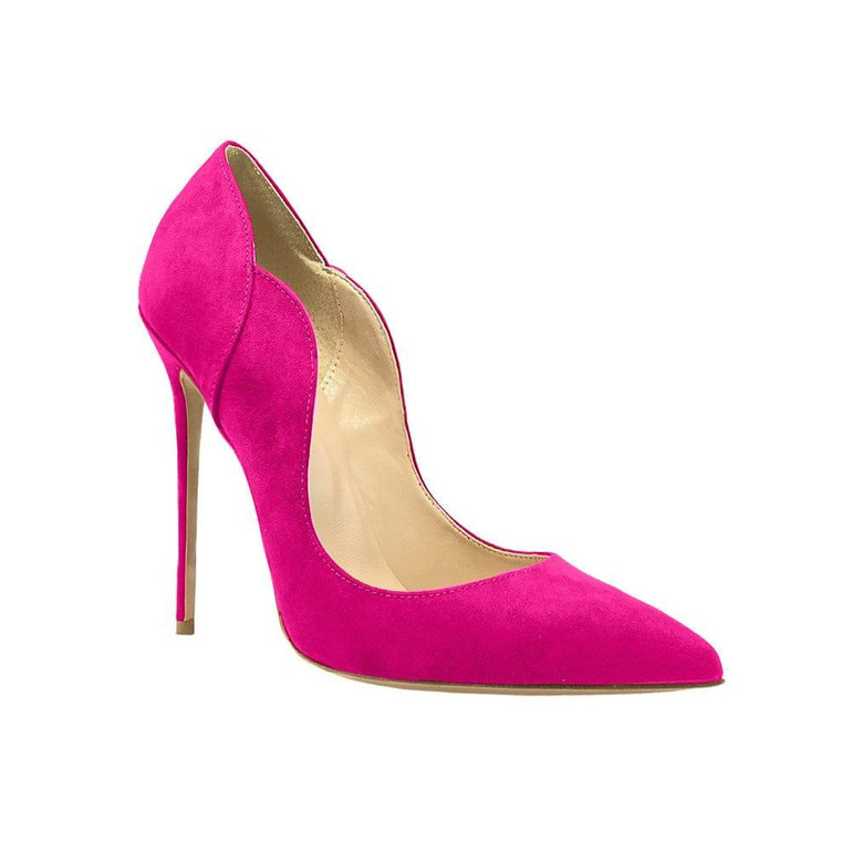 Grrly Grrls Suede Mixed Color Stiletto Pumps 