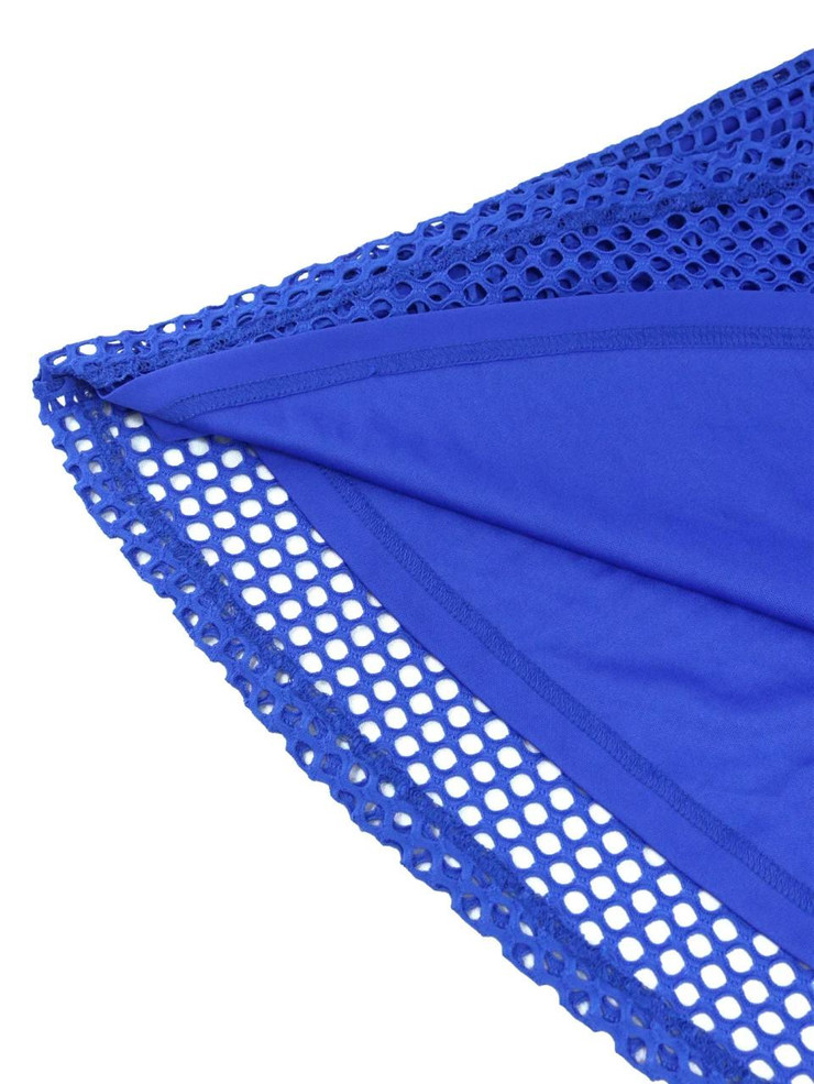 Grrly Grrls Pleated Mesh A-Line Plus Size Dress 