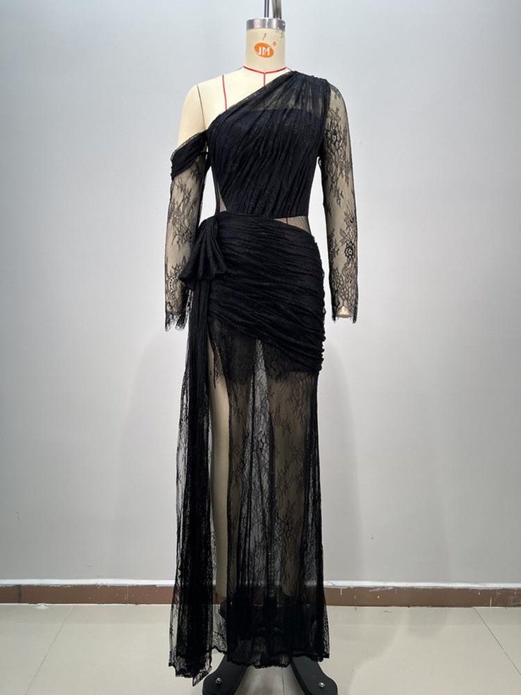  Enchanted Lace Cut-Out Gown 