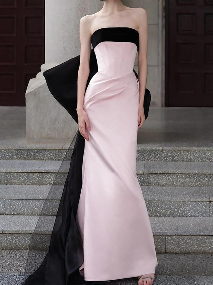 Grrly Grrls Ethereal Charm: Floor-Length A-Line Gown 