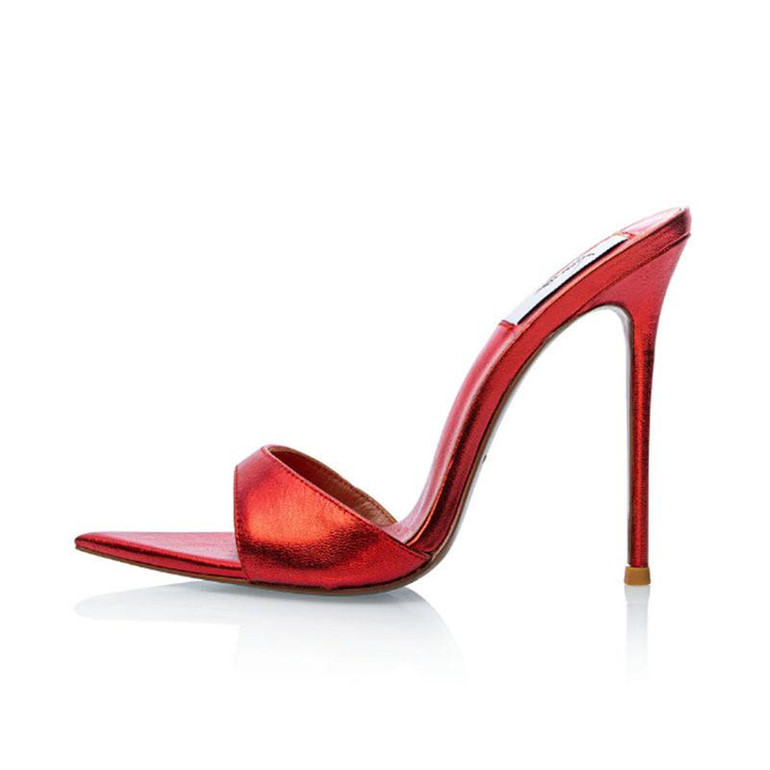  Neriah Stitched Stiletto Slides 