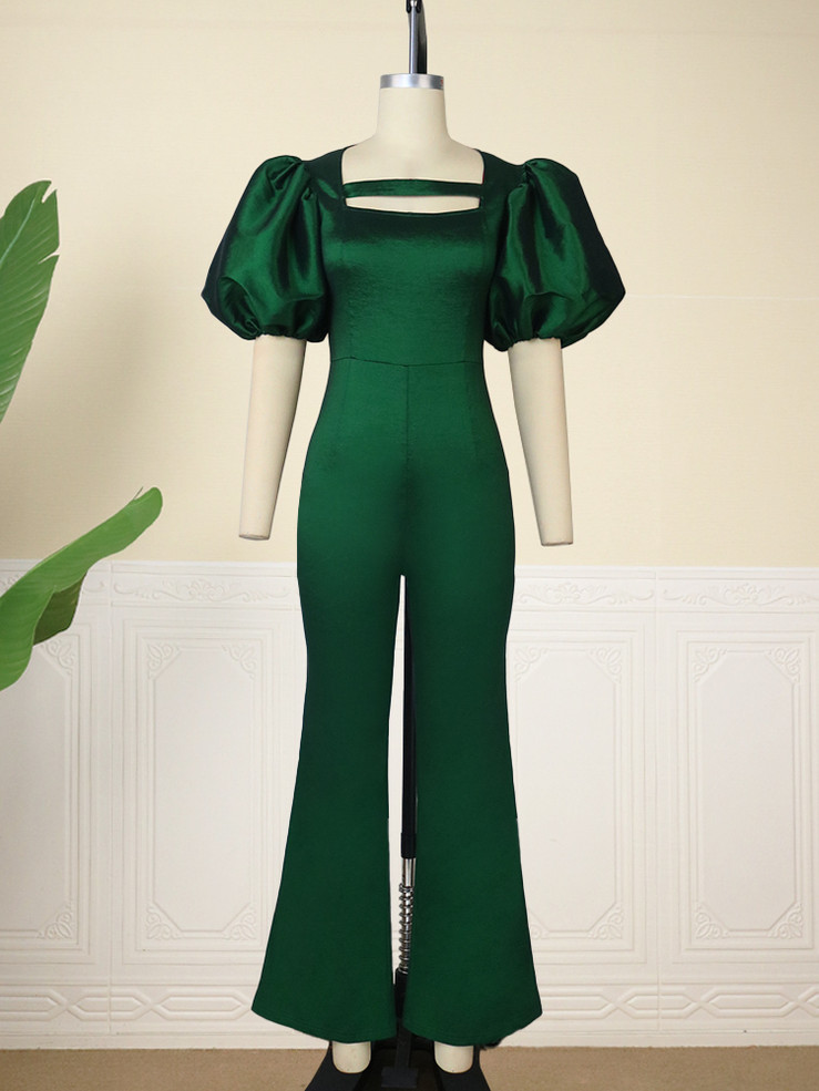 Velvet Bloom Empire Jumpsuit