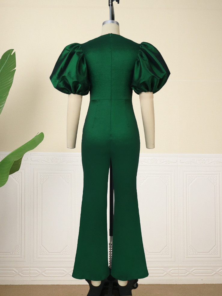 Velvet Bloom Empire Jumpsuit