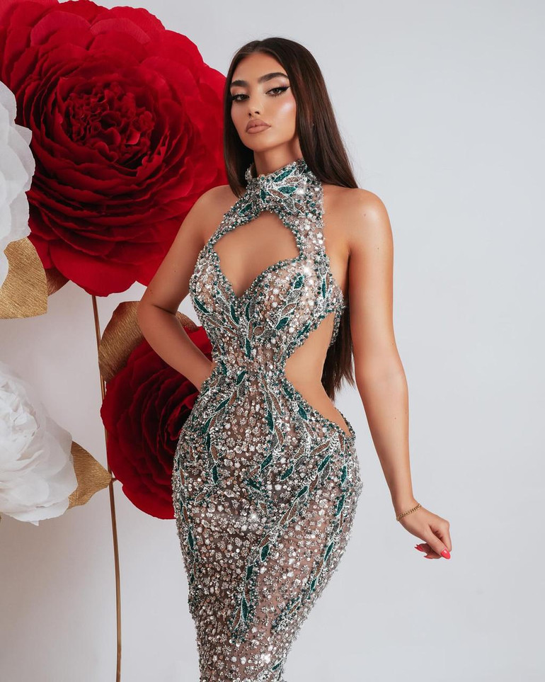  Emerald Flame Gown 