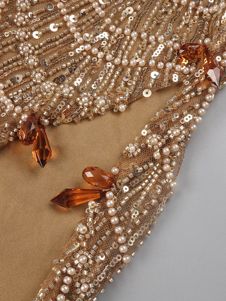 Gilded Whisper Gown