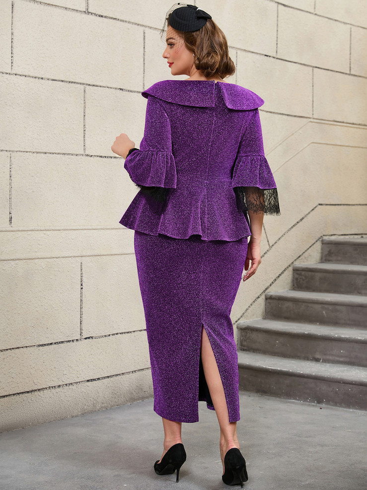 Velvet Mirage Dress — Plus Size
