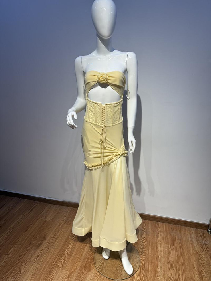 Grrly Grrls Lemon Glow Sonata Gown 