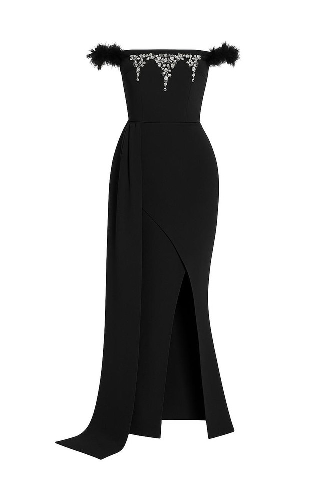 Grrly Grrls Velvet Flamingo Gown
 