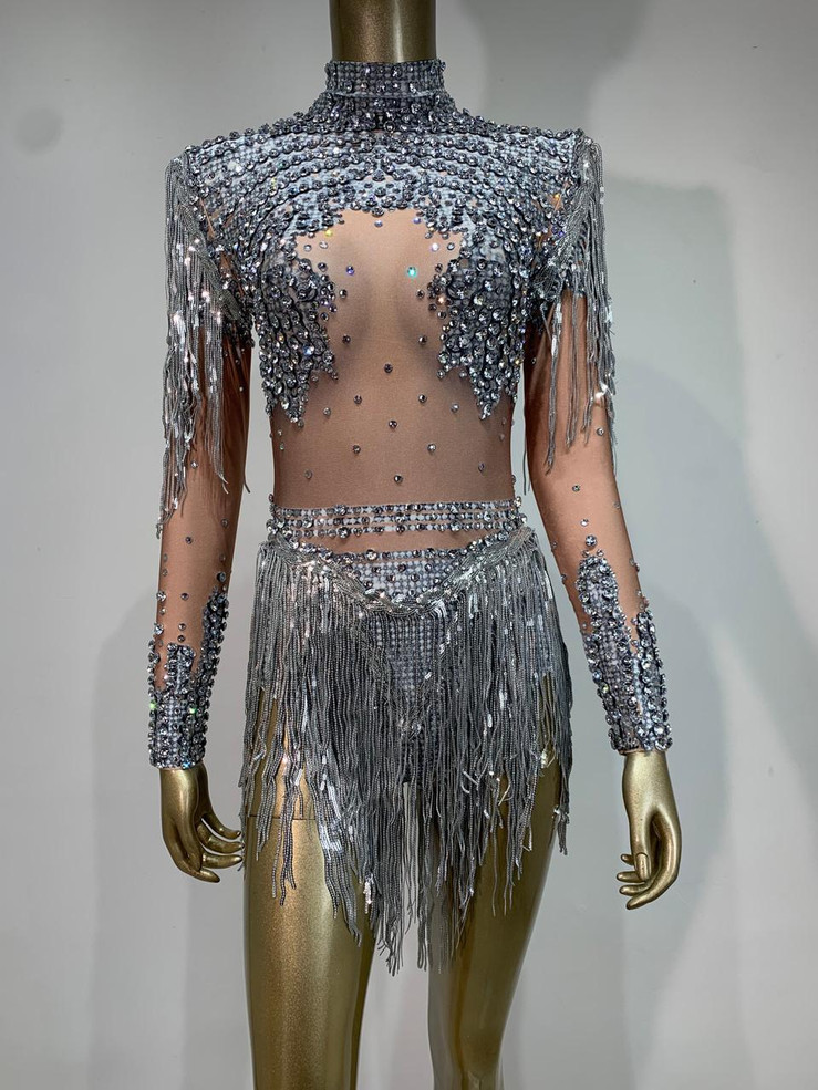 Grrly Grrls Glitter Veil Mini Dress 