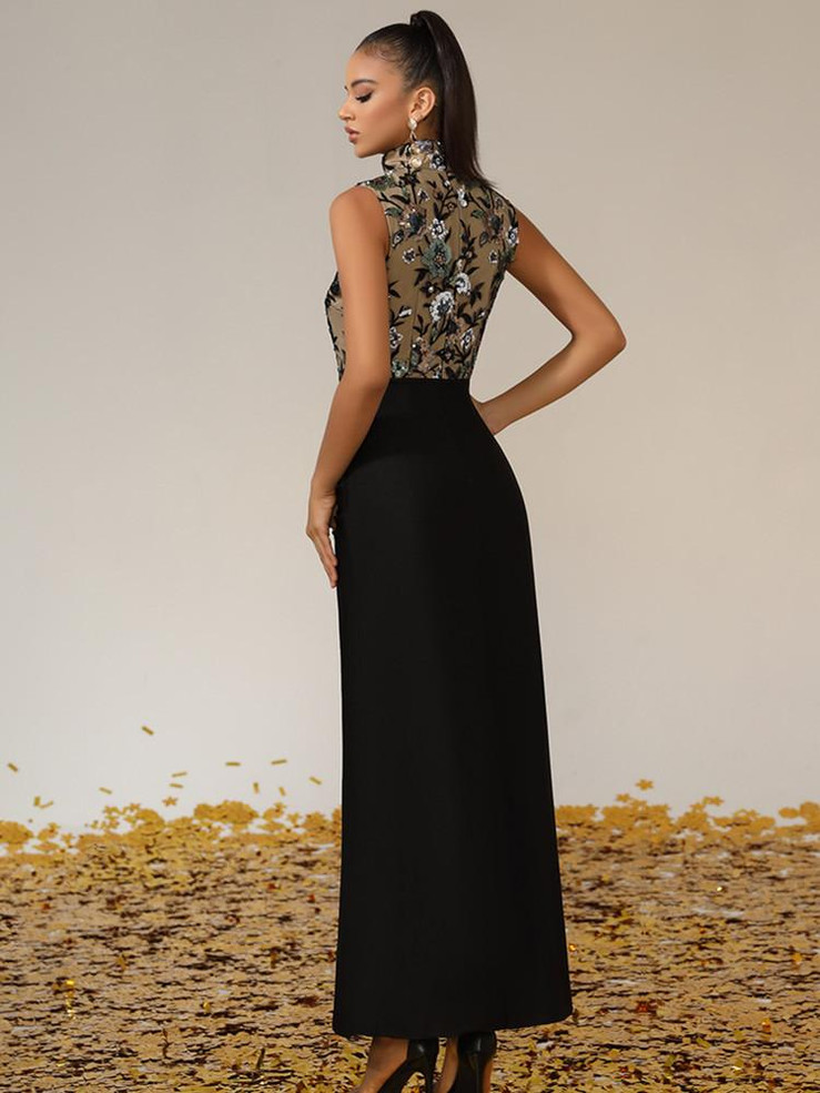  Nocturne Muse Embroidered Gown  
