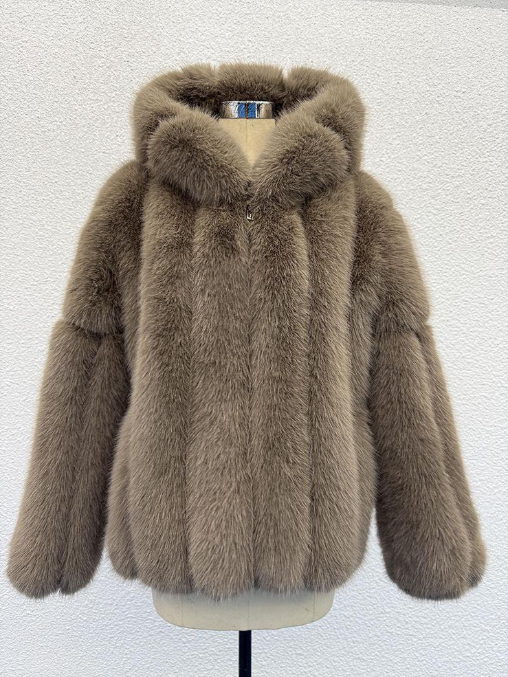 Grrly Grrls Shadow Fur Coat  