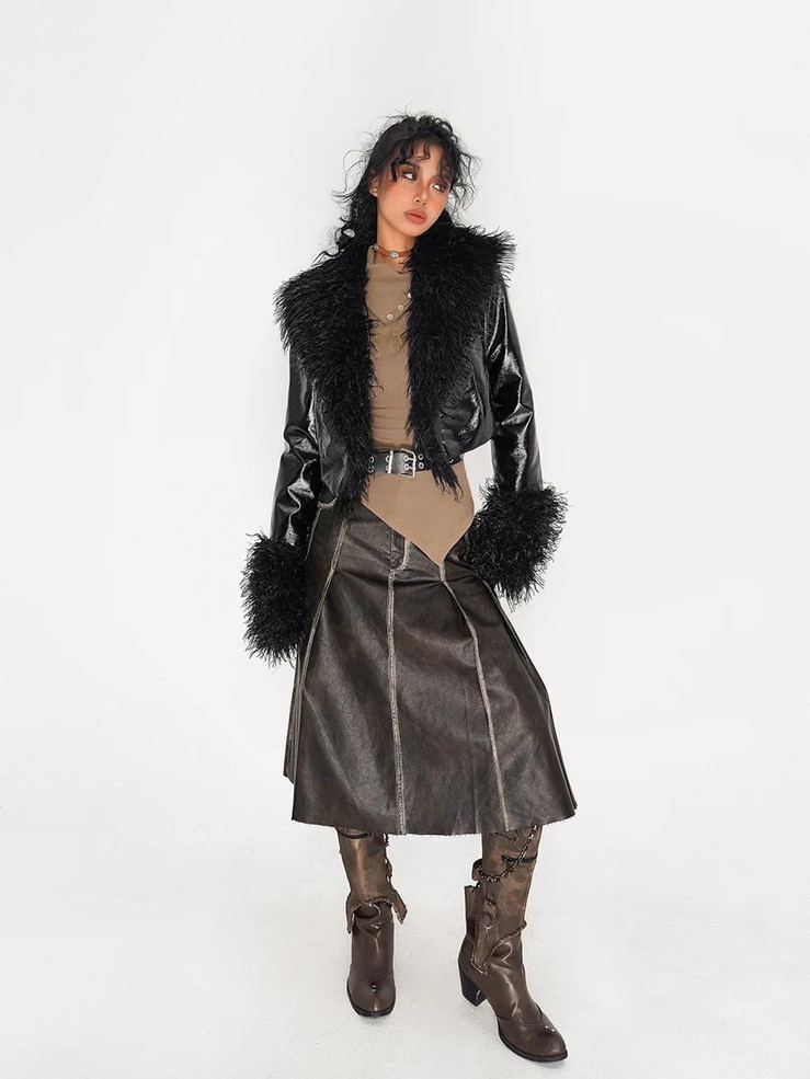 Grrly Grrls Noir Plumage Jacket  