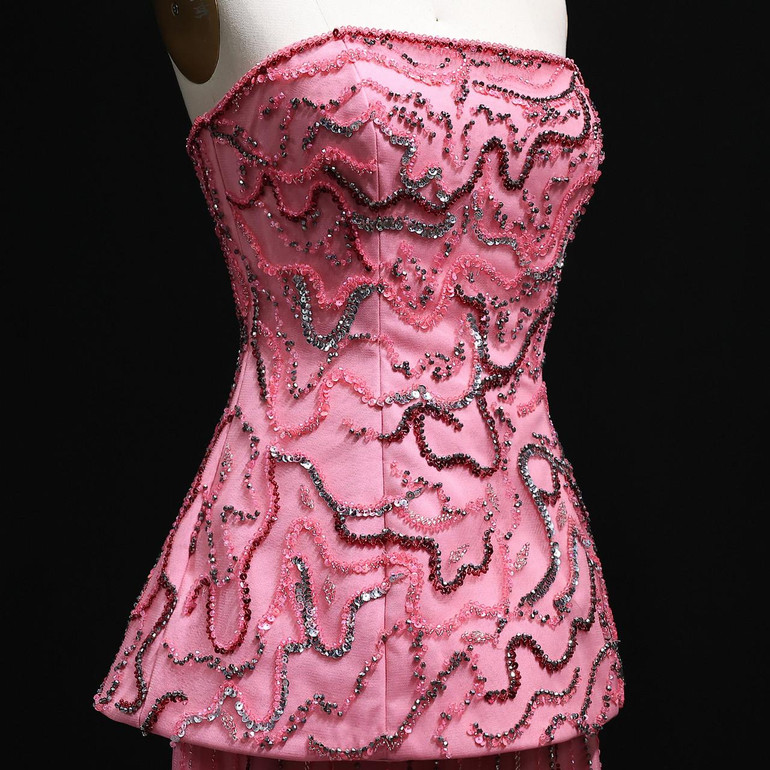 Grrly Grrls Blush Cascade Gown by Grrly Grrls
 