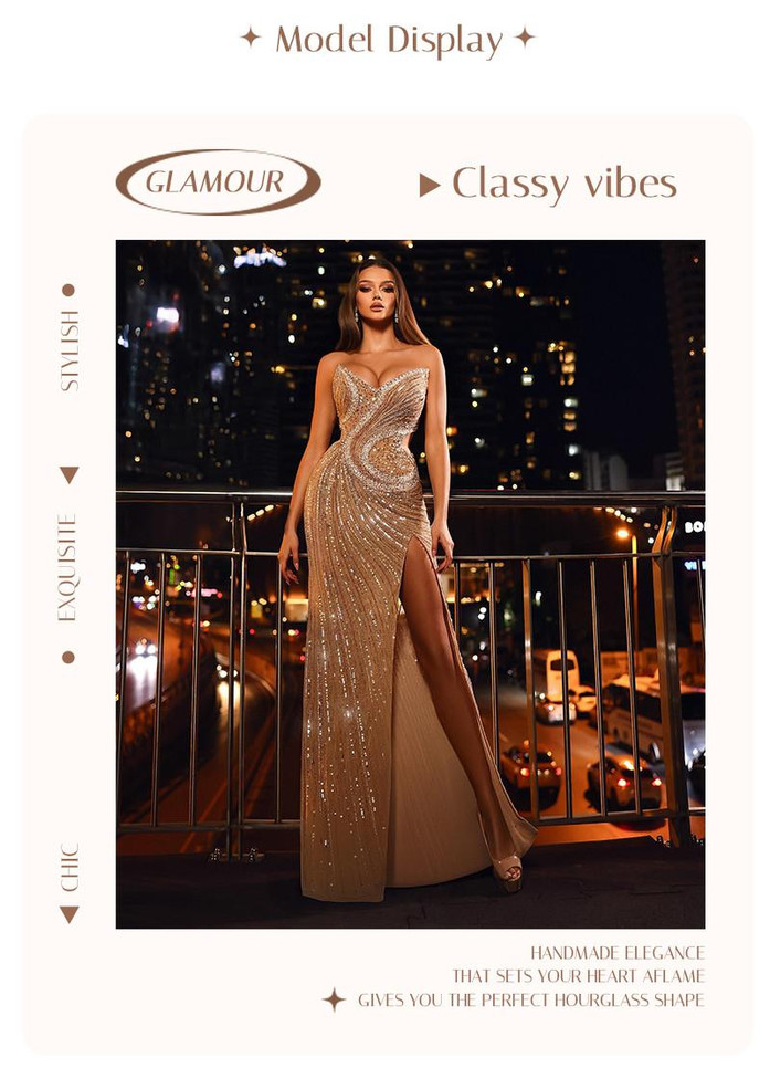 Grrly Grrls Golden Veil Gown  