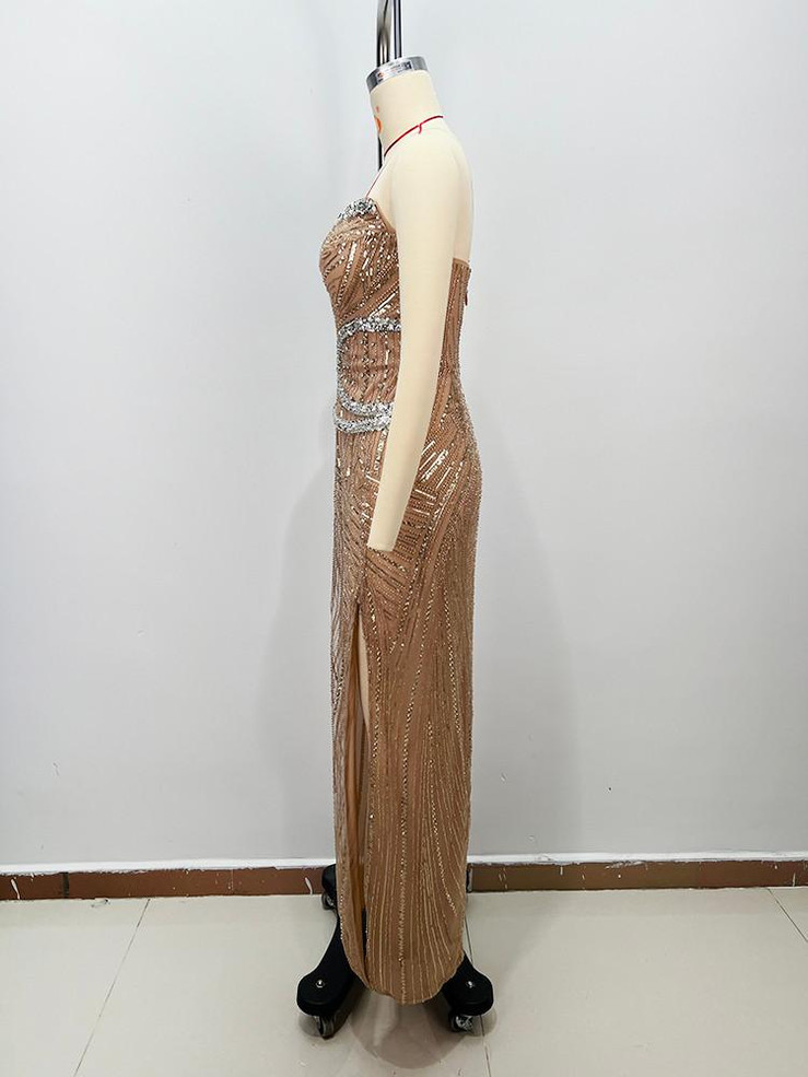 Grrly Grrls Golden Veil Gown  