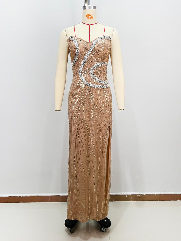 Grrly Grrls Golden Veil Gown  