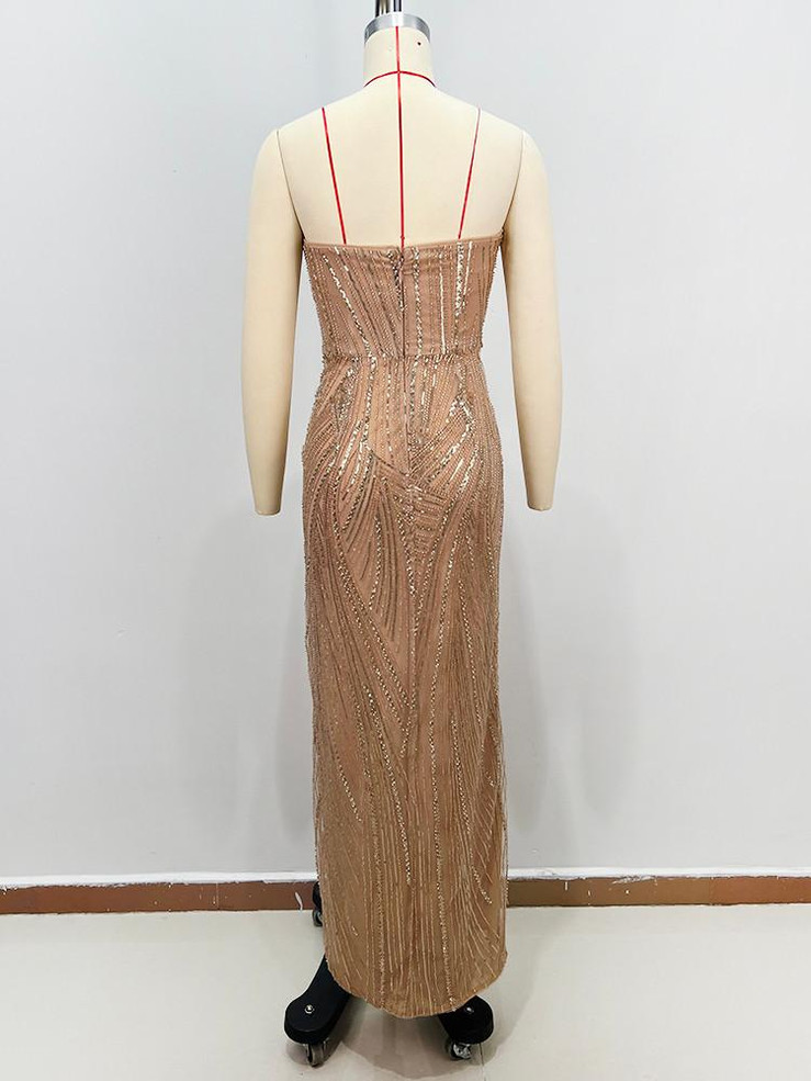 Grrly Grrls Golden Veil Gown  