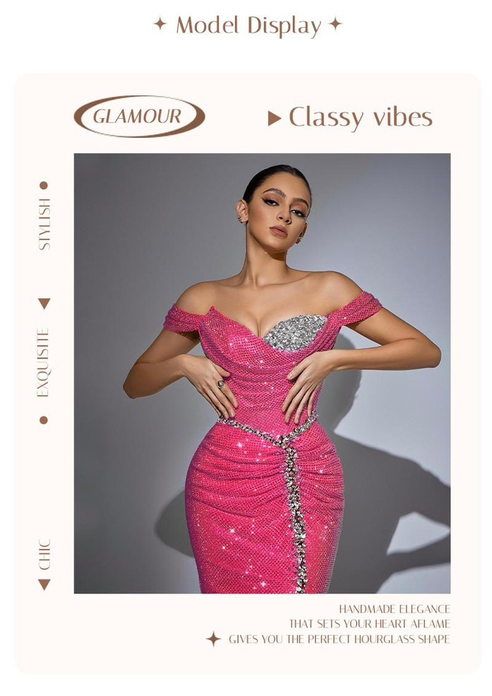 Grrly Grrls Fuchsia Flame Gown  