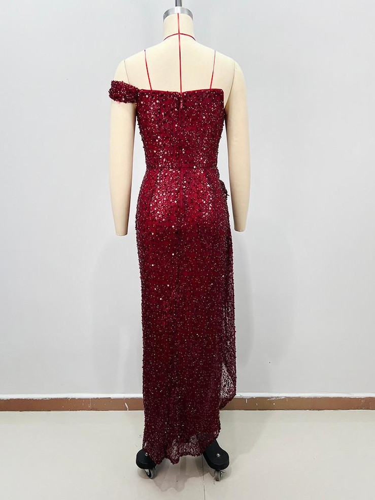 Grrly Grrls Bordeaux Starlight Gown  