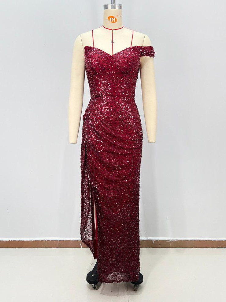 Grrly Grrls Bordeaux Starlight Gown  