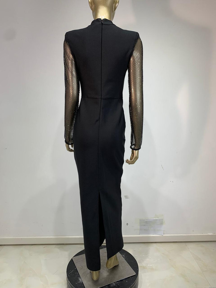 Grrly Grrls Midnight Keyhole Gown 