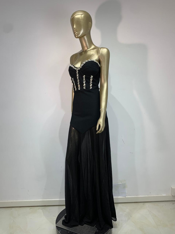 Grrly Grrls Obsidian Allure Gown 