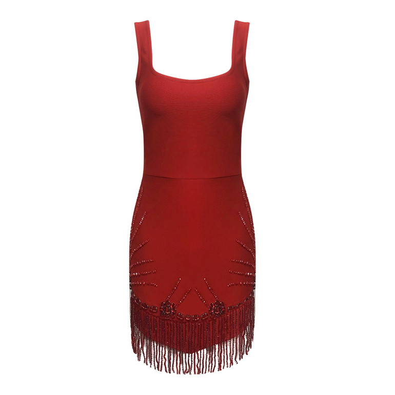 Ruby Glint Mini Dress 