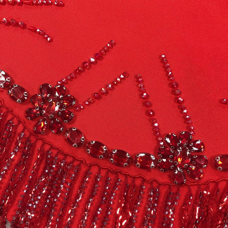 Grrly Grrls Ruby Glint Mini Dress  