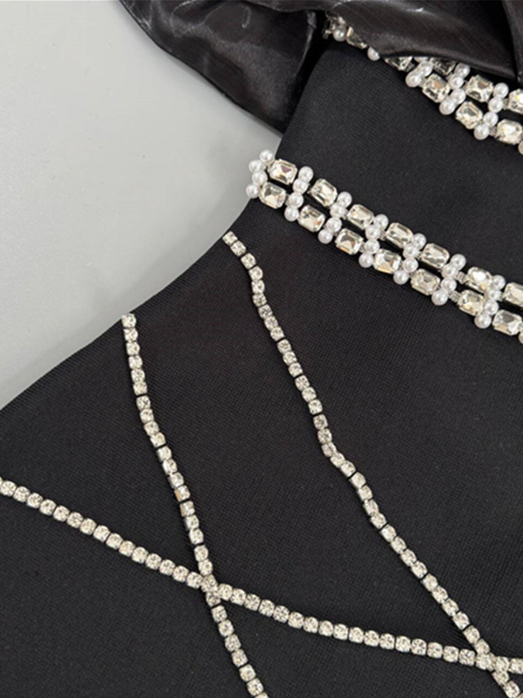 Midnight Cascade Gown 