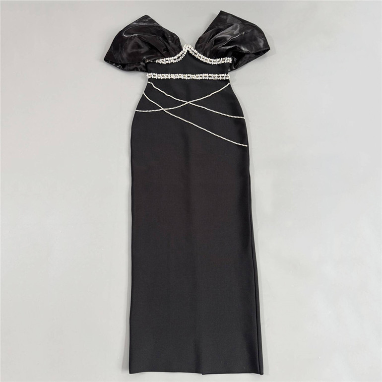 Midnight Cascade Gown 