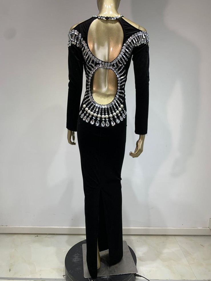 Grrly Grrls Starlit Noir Gown  