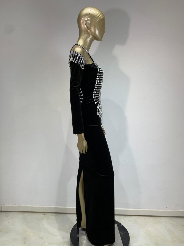 Grrly Grrls Starlit Noir Gown  