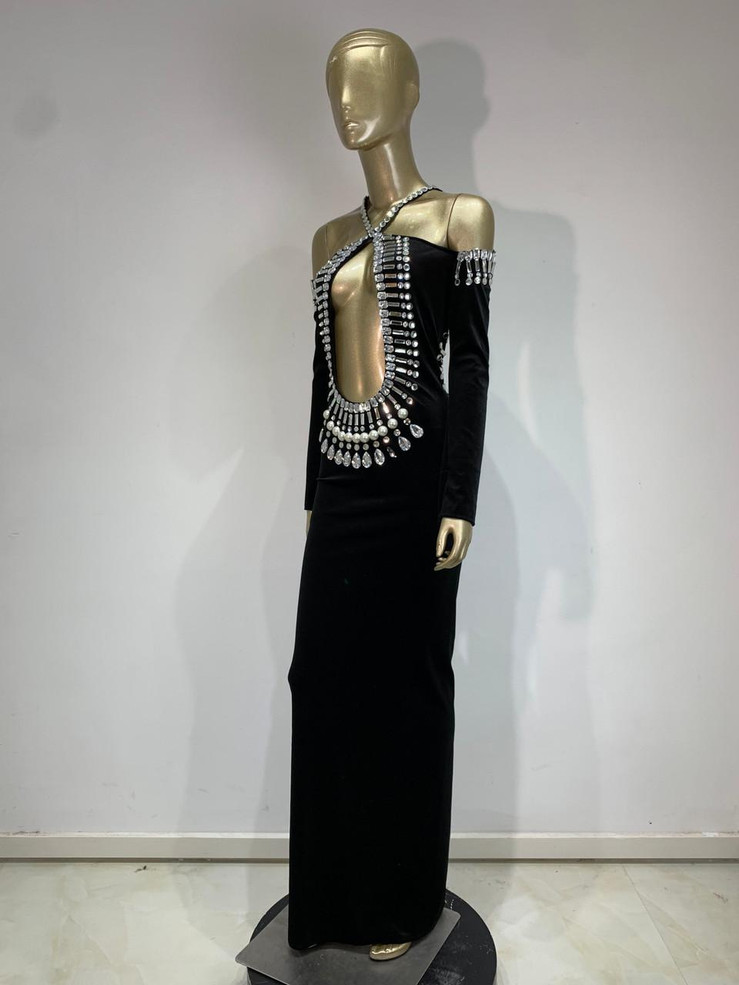 Grrly Grrls Starlit Noir Gown  