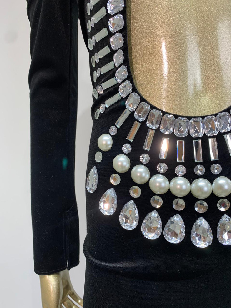 Grrly Grrls Starlit Noir Gown  