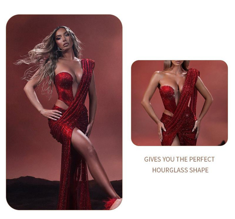 Grrly Grrls Crimson Blaze Gown 