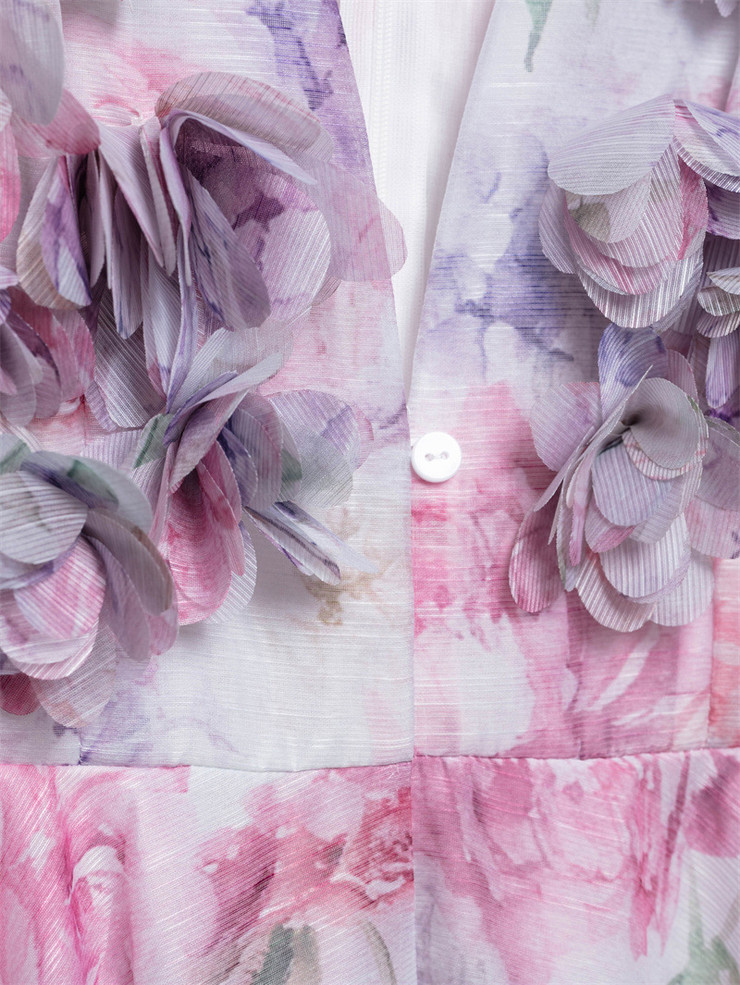 Blush Petal Mini Dress