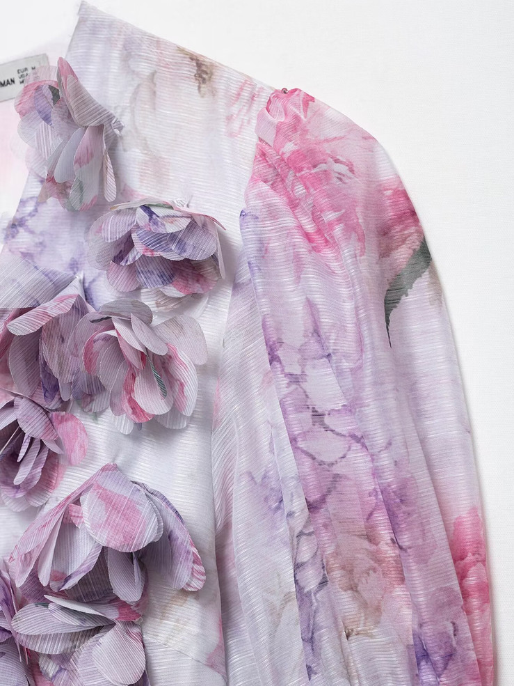 Blush Petal Mini Dress