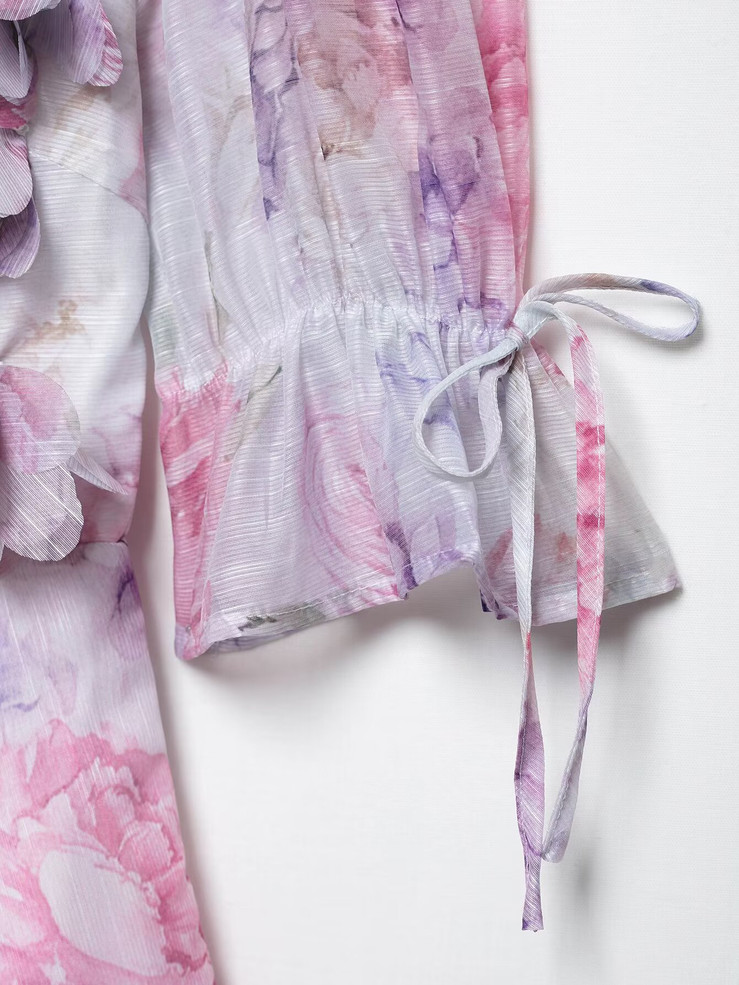 Blush Petal Mini Dress