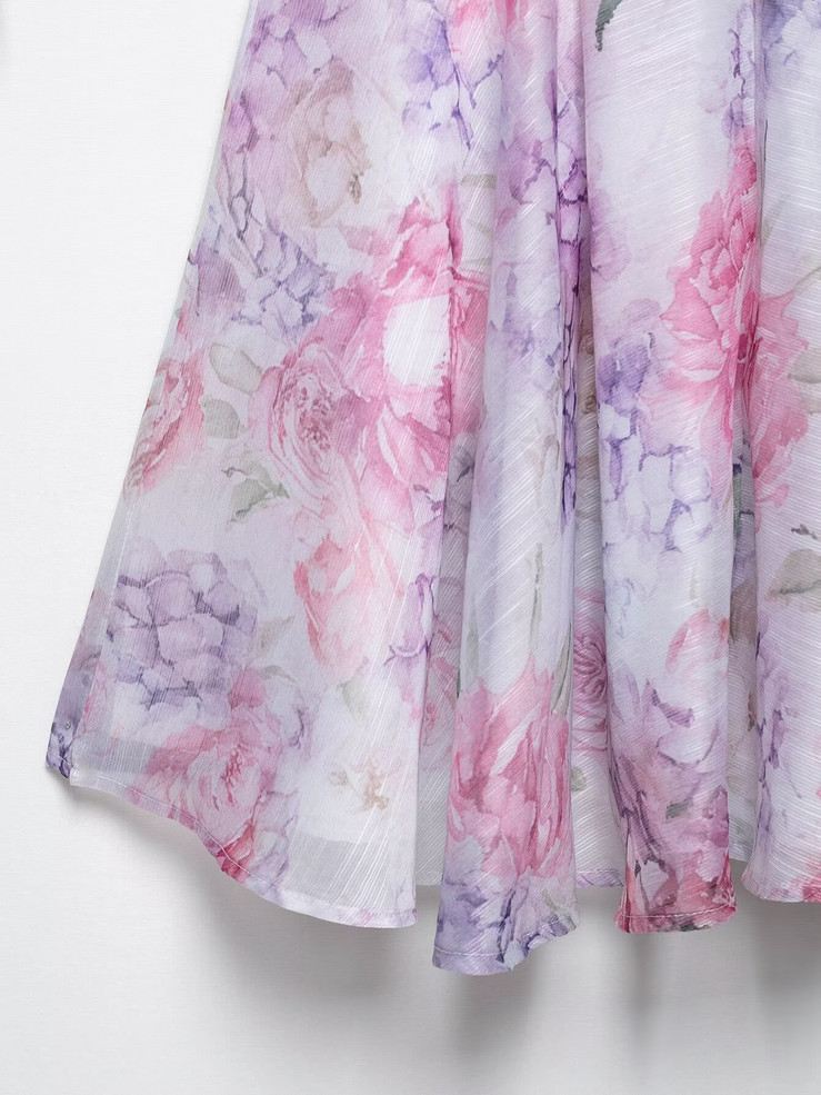 Blush Petal Mini Dress