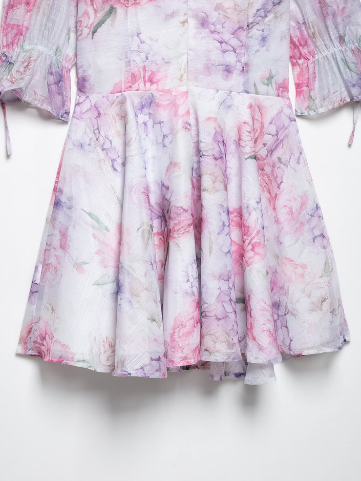 Blush Petal Mini Dress